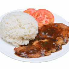 猪扒饭Pork Chop Rice
